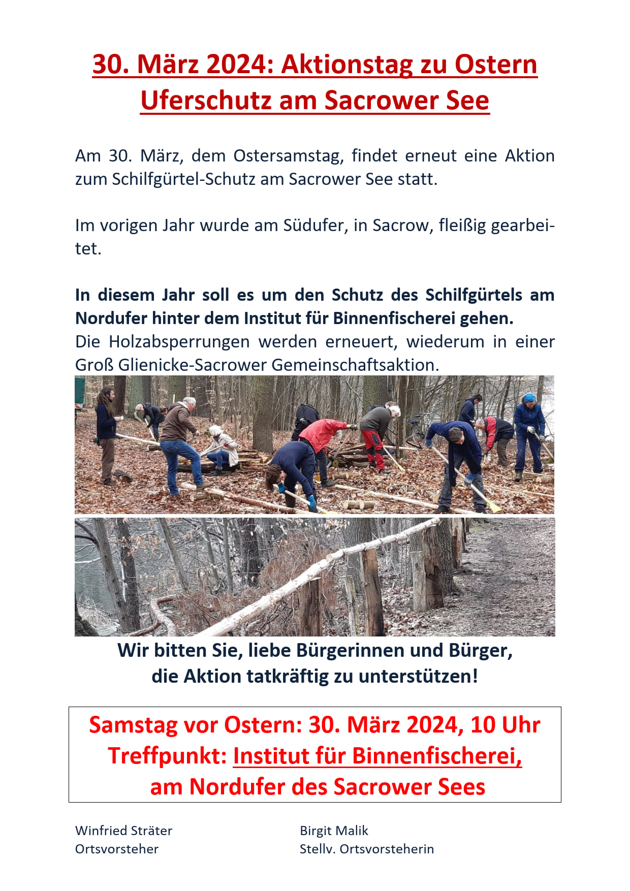 03-30 Uferschutz-Aktion Sacrower See