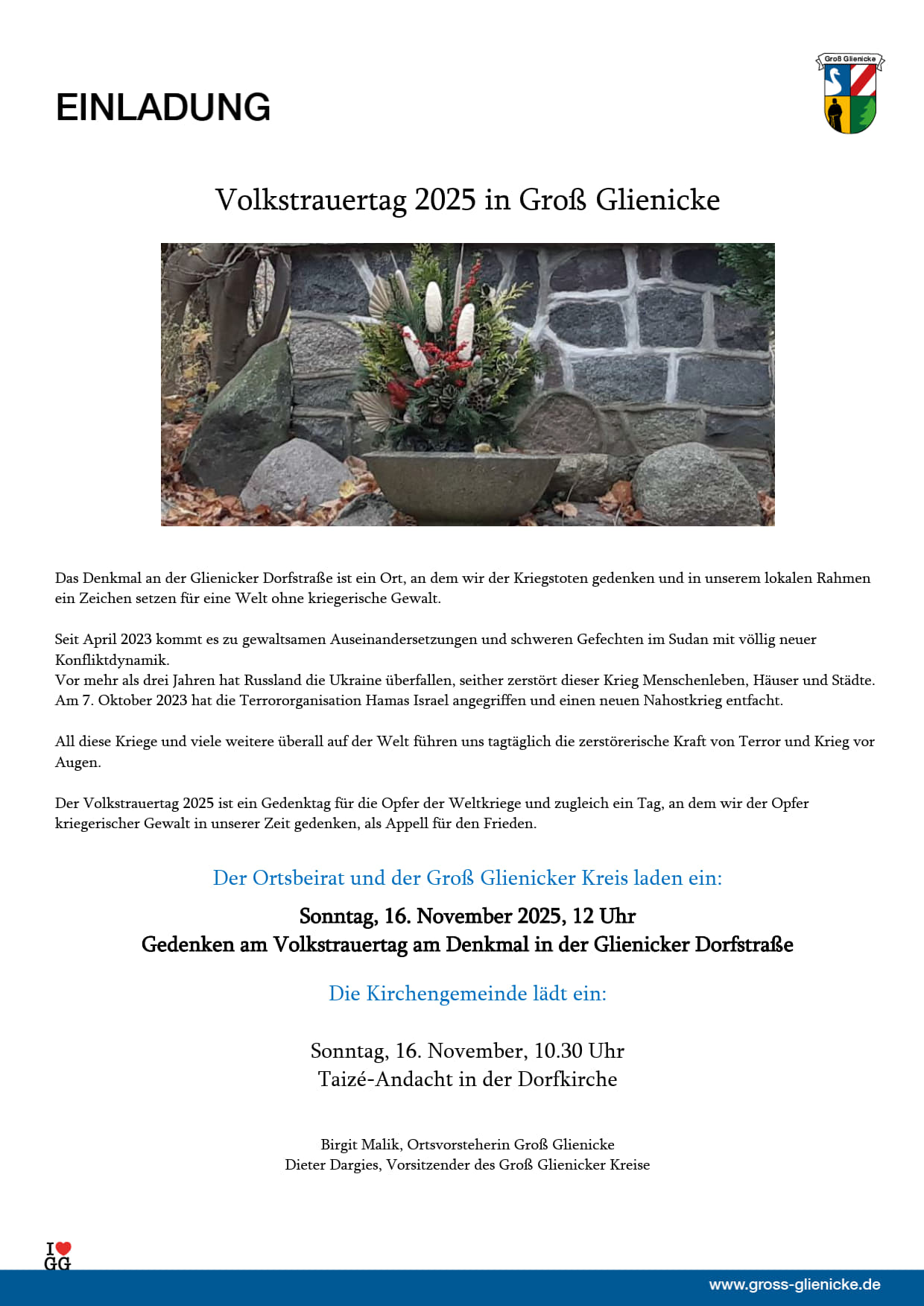 1116 Volkstrauertag 16.11.2025